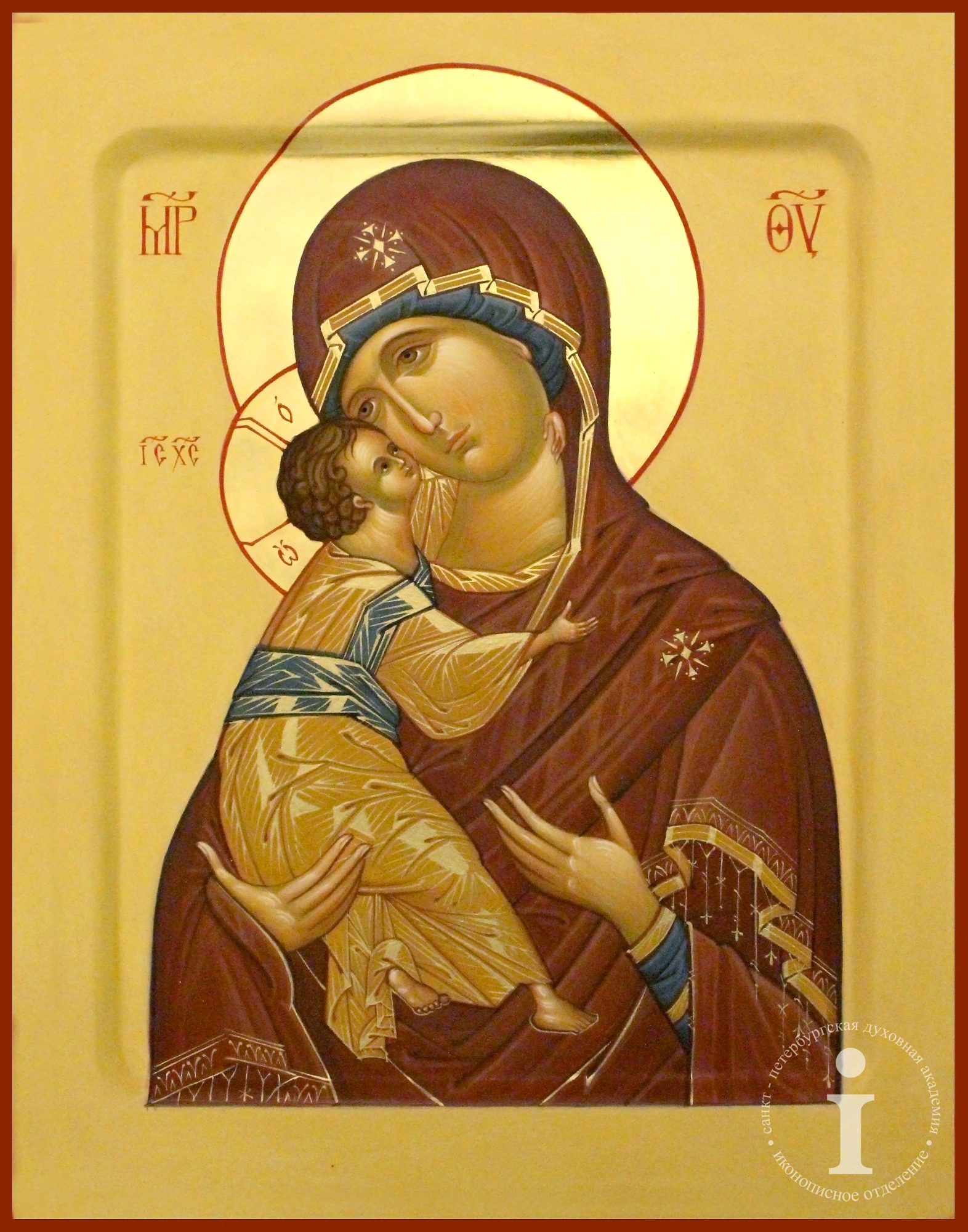 Владимирская икона Божией матери Автор